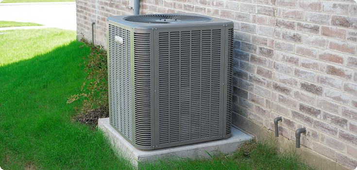 Central HVAC outdoors